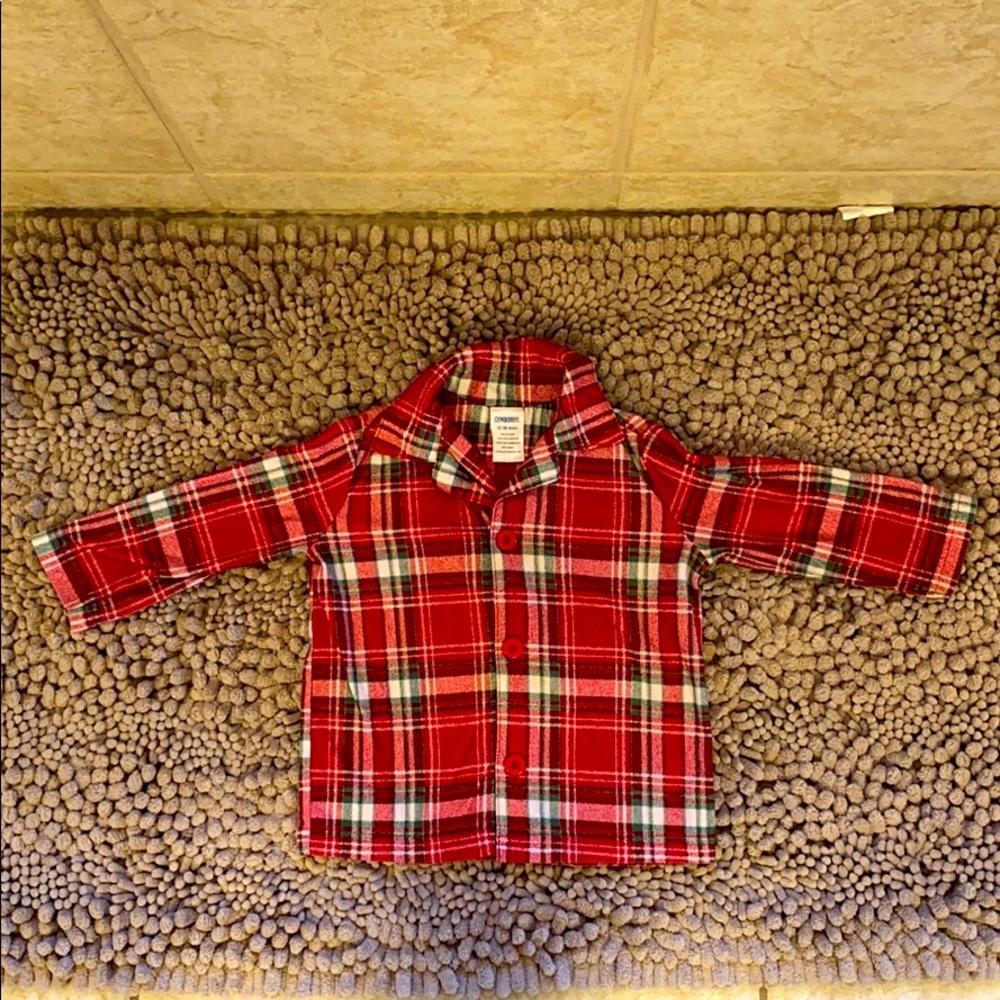 🌟5/$15 🎅🏼🎄 Gymboree: Button up PJ Top